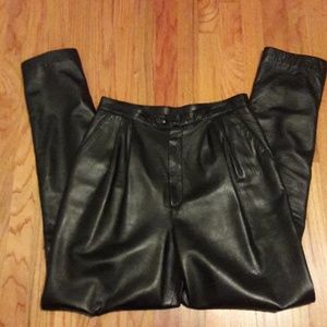 LEATHER PANTS  (Price Firm)